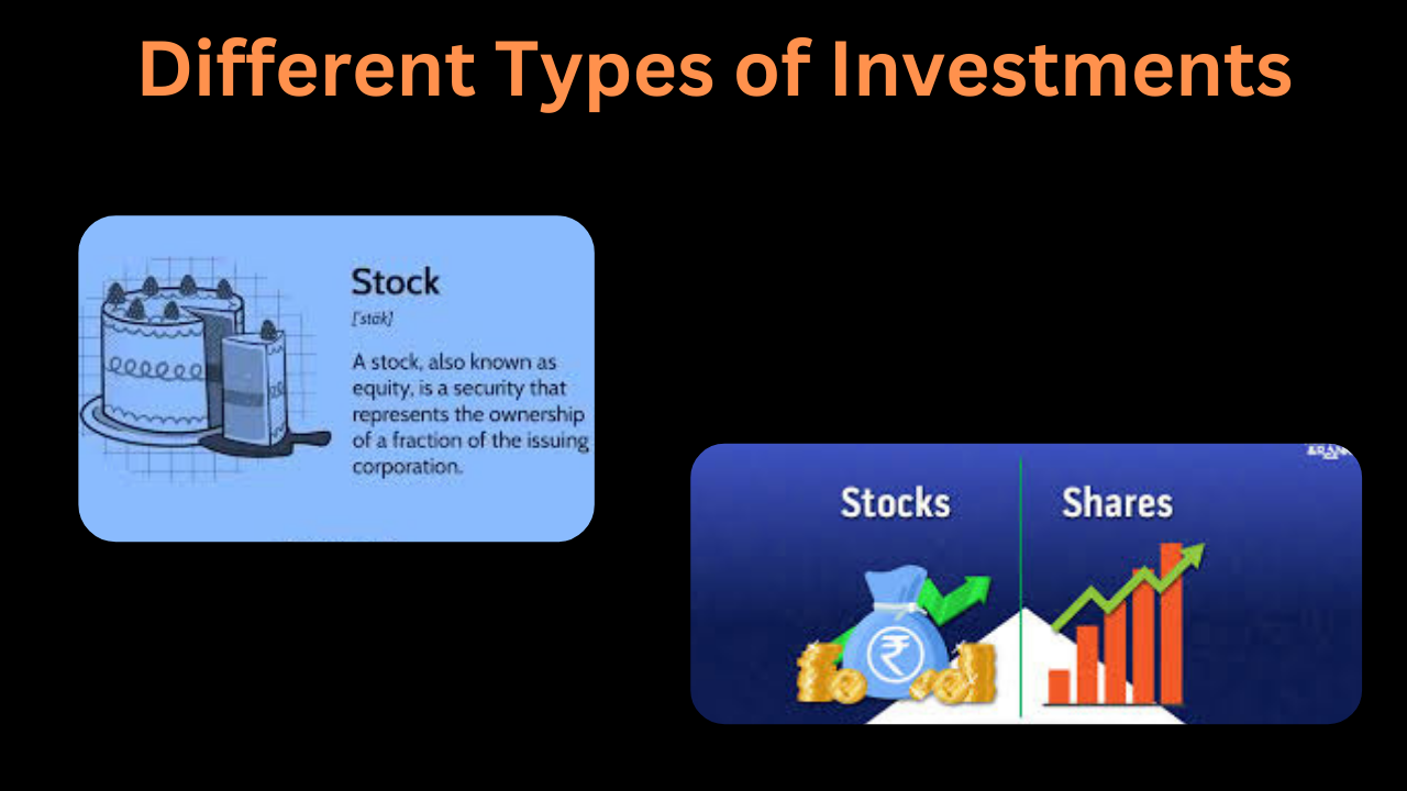 different types of investments